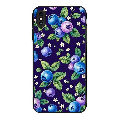 Θήκη Sonique Fruit Series για Apple iPhone XS MAX Μύρτιλο 01
