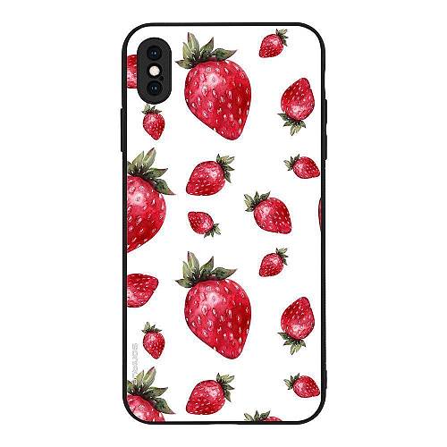 Θήκη Sonique Fruit Series για Apple iPhone XS MAX Φράουλα 01