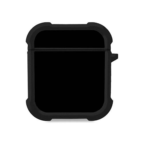 Θήκη Σιλικόνης Sonique ColorBloc Series για AirPods 1/2 Μαύρο