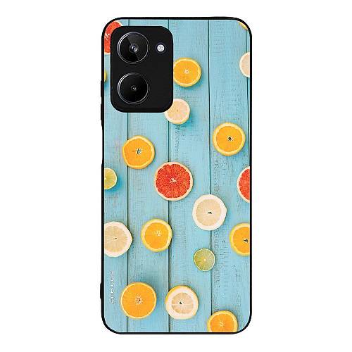 Θήκη Sonique Fruit Series για Realme 10 4G Γκρέιπφρουτ