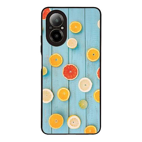 Θήκη Sonique Fruit Series για Realme C67 4G Γκρέιπφρουτ