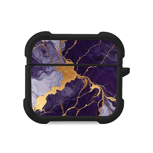 Θήκη Σιλικόνης Sonique Marble Series για AirPods 3 Μωβ