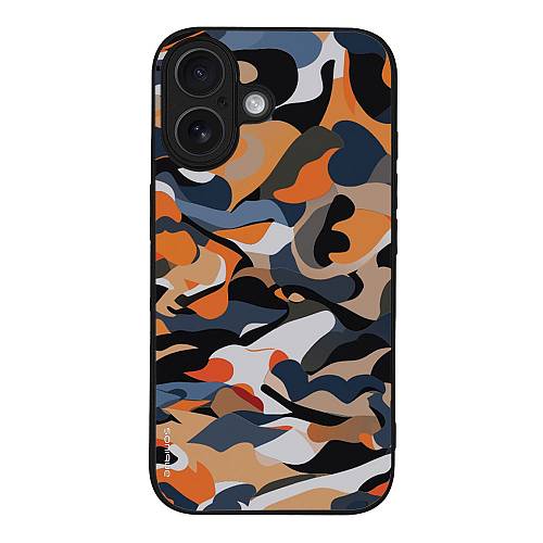 Θήκη Sonique Camouflage Army Series για Apple iPhone 16 Πορτοκαλί