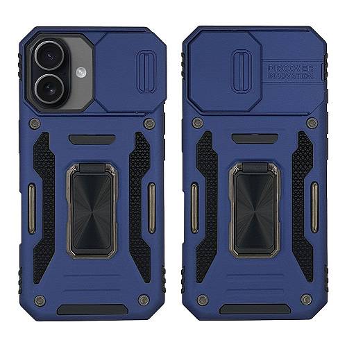 Θήκη Ring Armor CamShield Sonique για Apple iPhone 17 Μπλέ