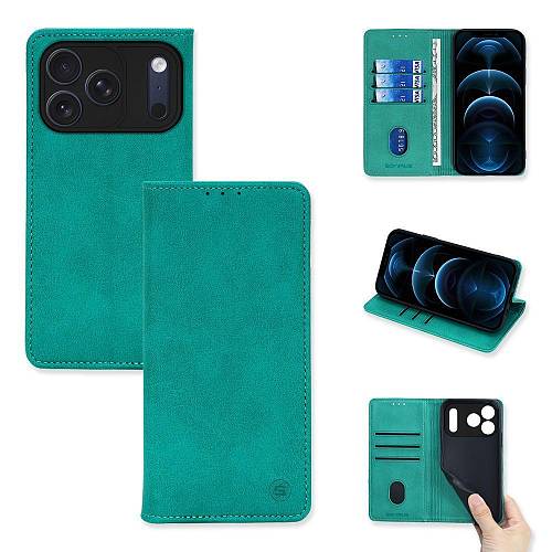 Θήκη Πορτοφόλι Vintage Magnet Wallet Sonique Apple iPhone 17 Pro Βεραμάν