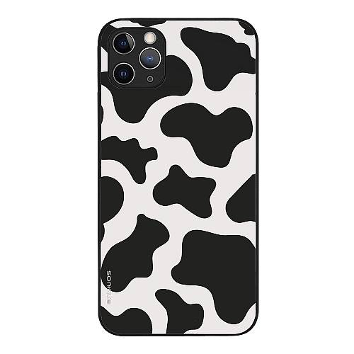 Θήκη Sonique Animal Print Series για Apple iPhone 11 Pro Max Cow 01