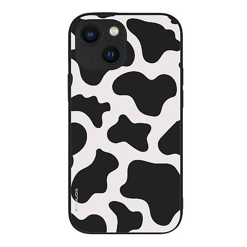 Θήκη Sonique Animal Print Series για Apple iPhone 13 Mini Cow 01