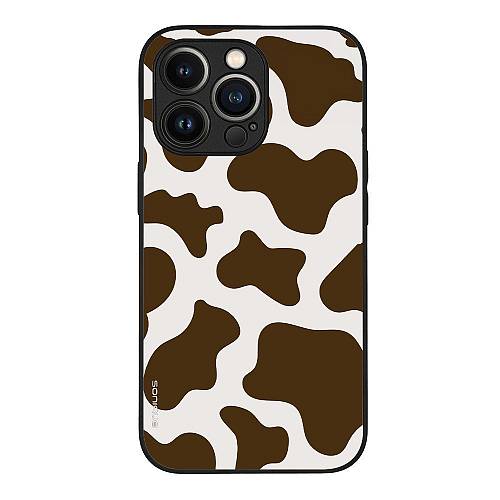 Θήκη Sonique Animal Print Series για Apple iPhone 13 Pro Cow 02