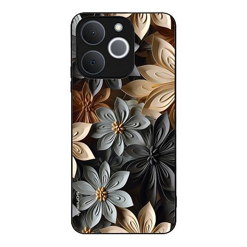 Θήκη Sonique 3D Flower Series για Realme Note 70T 4G Γκρι