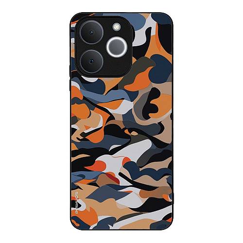 Θήκη Sonique Camouflage Army Series για Realme Note 70T 4G Πορτοκαλί
