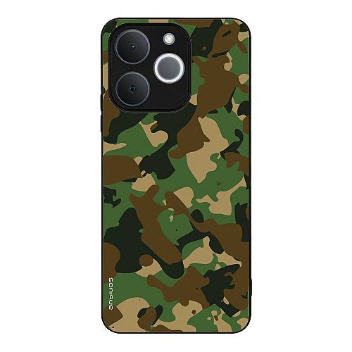 Θήκη Sonique Camouflage Army Series για Realme Note 70T 4G Πράσινο