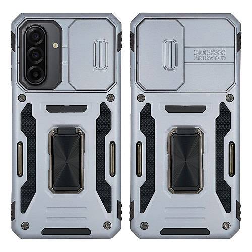 Θήκη Ring Armor CamShield Sonique για Samsung Galaxy A17 4G / Galaxy A17 5G Γκρι