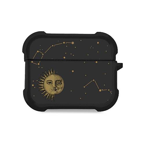 Θήκη Σιλικόνης Sonique Zodiac Series για AirPods Pro / Pro 2 Eclipse