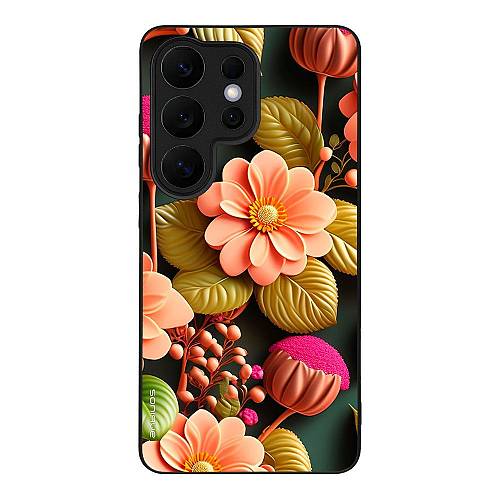 Θήκη Sonique 3D Flower Series για Samsung Galaxy S26 Ultra Σομόν