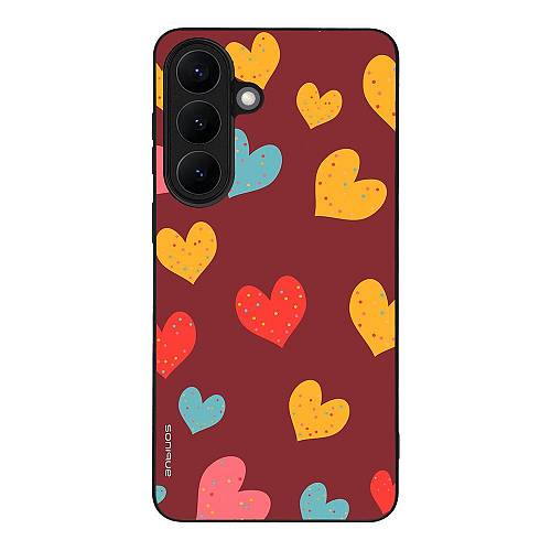 Θήκη Sonique Heart Series για Samsung Galaxy S26 Plus Μπορντώ