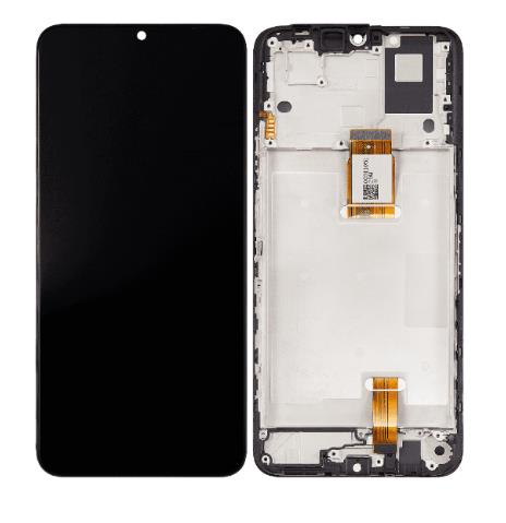 Honor X7a 4G - LCD Touch Black with Frame OEM
