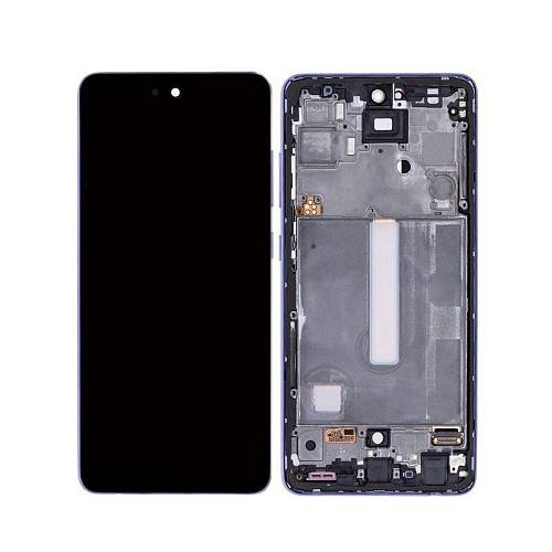 Samsung A525/A526 Galaxy A52 4G/5G - LCD Touch Violet with Frame GH82-25524C/25526C/25754C/25602C/25623C Original Service Pack