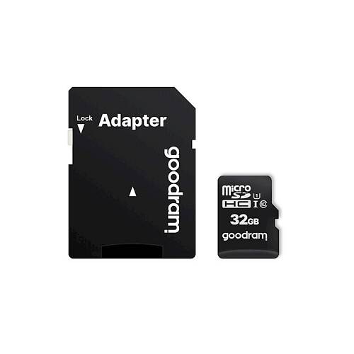 GoodRam - Memory Card MicroSDHC 32GB cl.10 με Αντάπτορα