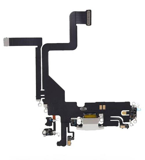 Apple iPhone 14 Pro - Charging Port Flex Cable Silver OEM