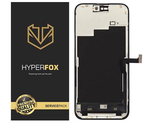 Apple iPhone 15 Pro Max - HYPERFOX SOFT OLED LCD Touch Black (1 χρόνο εγγύηση)