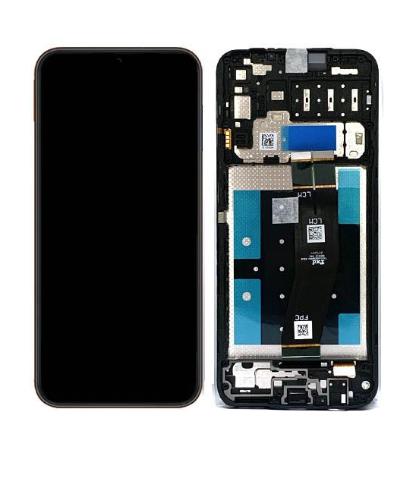Samsung A145P/A145R Galaxy A14 4G - LCD Touch Black with Frame Original GH81-23540A/23541A Service Pack