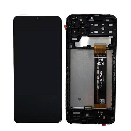 Samsung A137F Galaxy A13 - LCD Touch Black with Frame BOE Flex OEM