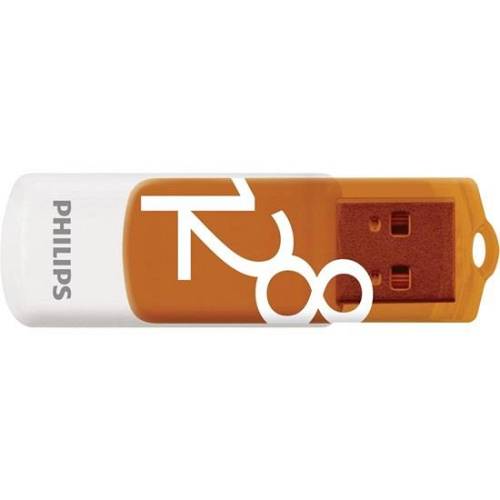Philips - Vivid 128GB USB 3.0 Stick Πορτοκαλί