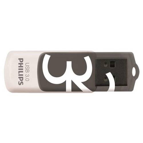 Philips - Vivid 32GB USB 3.0 Stick Γκρι Πακέτο 2 Τεμαχίων