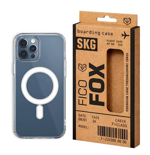 FICO FOX - AntiShock Mag Θήκη με Προστασία Κάμερας Διάφανη για Apple iPhone 13 Pro Max