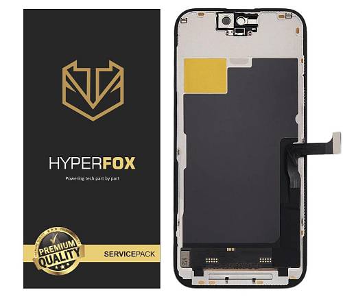Apple iPhone 15 Pro - HYPERFOX HARD OLED LCD Touch Black (1 χρόνο εγγύηση)