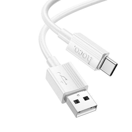 Hoco - X107 Καλώδιο USB σε Type C 1μ Λευκό