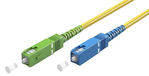 GOOBAY καλώδιο οπτικής ίνας SC-APC 59659, Singlemode OS2, 2m, κίτρινο 59659
