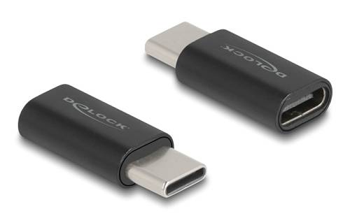 DELOCK αντάπτορας USB-C 60034, αρσενικό σε θηλυκό, 10Gbps, μαύρος 60034