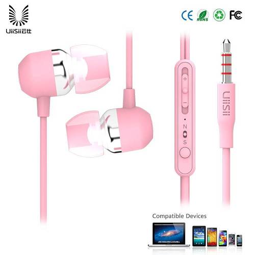UIISII - Handsfree U3 Round cable PINK