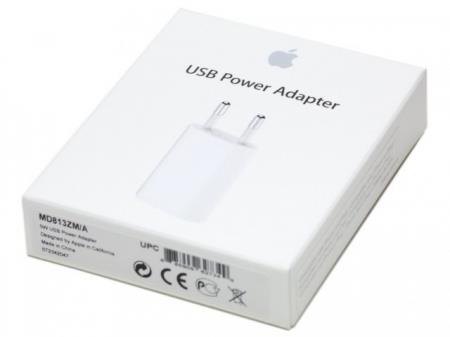 Apple - Original Travel Charger A1400 White Blister MD813ZM/A