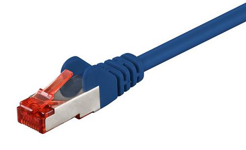 GOOBAY καλώδιο δικτύου 68269, CAT 6 S/FTP, copper, 250MHz, 3m, μπλε 68269