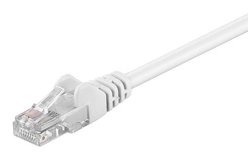 GOOBAY καλώδιο δικτύου 68500, CAT 5e U/UTP, 100 MHz, CCA, 0.5m, λευκό 68500