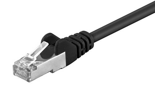 GOOBAY καλώδιο δικτύου 68658, CAT 5e F/UTP, CCA, 100MHz, 2m, μαύρο 68658