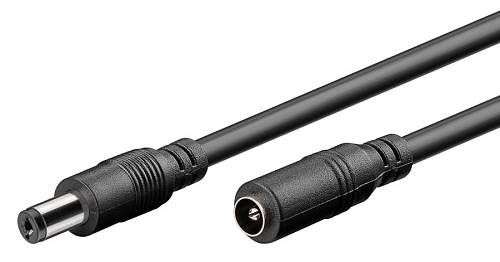 GOOBAY καλώδιο προέκτασης τροφοδοσίας 71399, 5.5x2.1mm, 3m, μαύρο 71399