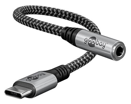 GOOBAY αντάπτορας USB-C σε 3.5mm 74056, γκρι 74056