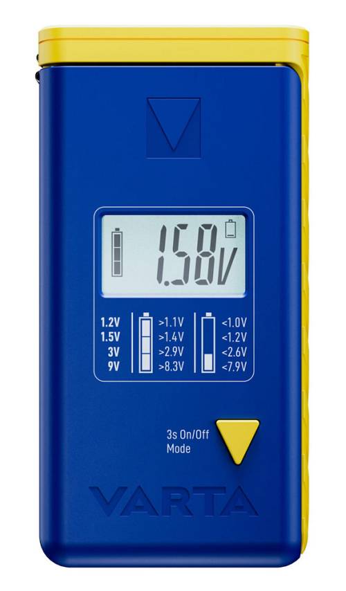 VARTA ψηφιακό tester μπαταρίας 75305 για 9V/AAA//AA/C/D/button cells 75305