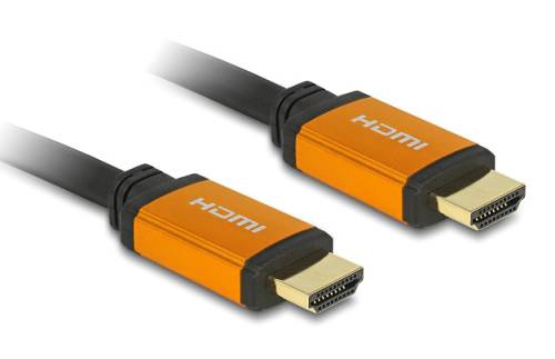 DELOCK καλώδιο HDMI 85728, 8K/60Hz, 48 Gbps, eARC, HDR, 1.5m, μαύρο 85728