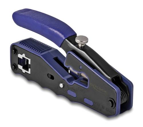 DELOCK πρέσα ακροδεκτών 90577 για καλώδια δικτύου RJ45/8P, με 2 λεπίδες 90577