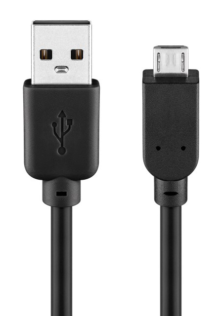 GOOBAY καλώδιο USB 2.0 σε Micro USB 93181, 1.8m, μαύρο 93181