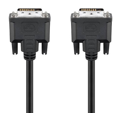 GOOBAY καλώδιο DVI-D 24+1 93573, 30AWG, Full HD, 1.8m, μαύρο 93573