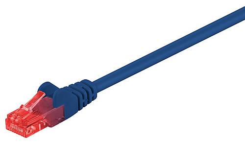 GOOBAY καλώδιο δικτύου 95588, CAT 6 U/UTP, CCA, PVC, 1.5m, μπλε 95588