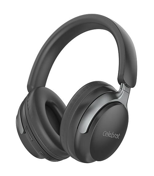 CELEBRAT headphones A40, ασύρματα & ενσύρματα, 40mm, 250mAh, μαύρα A40-BK