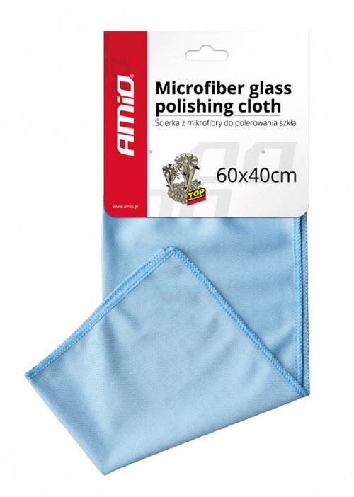 AMIO πανί καθαρισμού από μικροΐνες AMIO-01749 40x60cm, μπλε AMIO-01749
