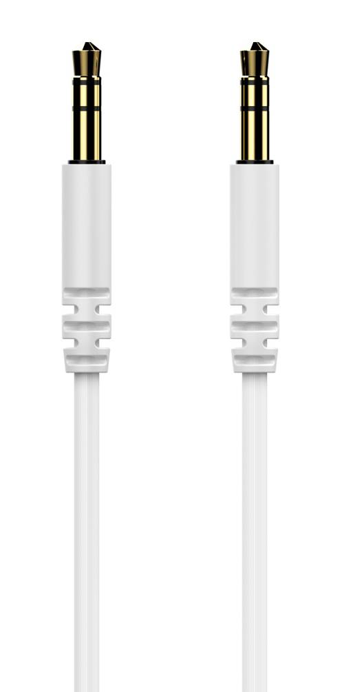 CELEBRAT καλώδιο ήχου 3.5mm AU-01, AUX, 1m, λευκό AU-01