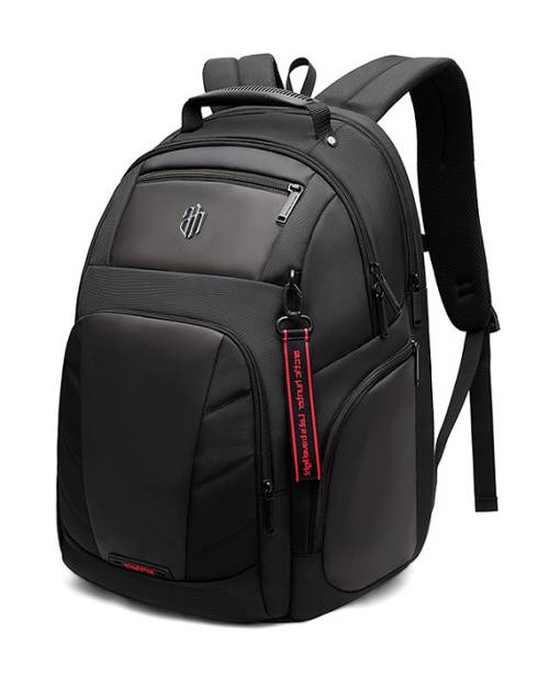 ARCTIC HUNTER τσάντα πλάτης B00341 με θήκη laptop 15.6", 30L, μαύρη B00341-BK